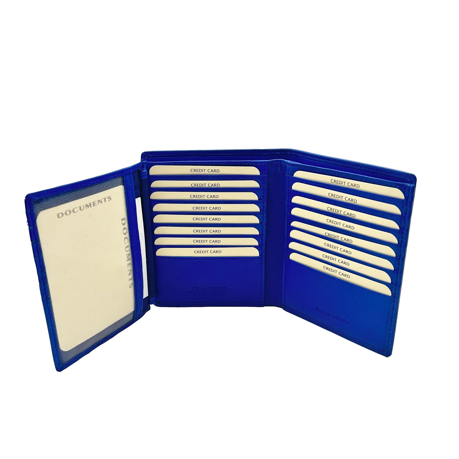 Portafoglio Verticale Piccolo Nappa Reef 8103 Barbera Biella - Scarpe Fatte a Mano