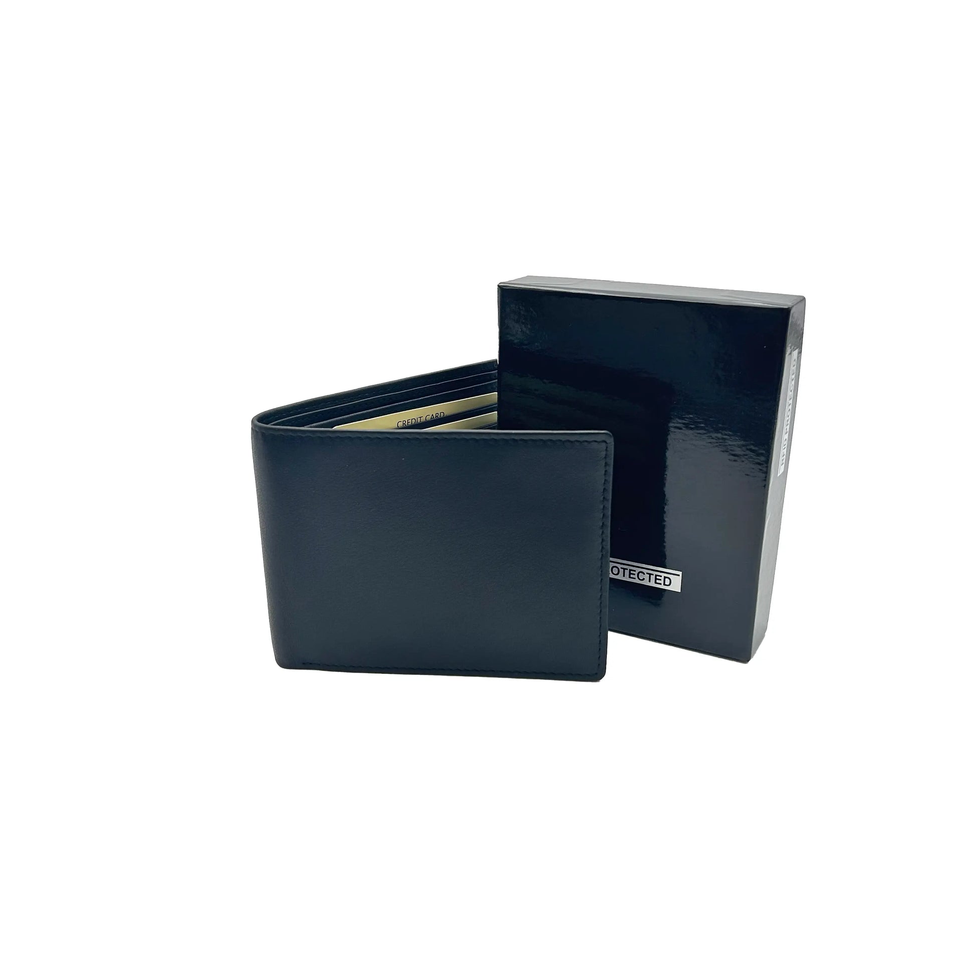 Portafoglio Piccolo Tutto Carte Nero Barbera Biella - Scarpe Fatte a Mano