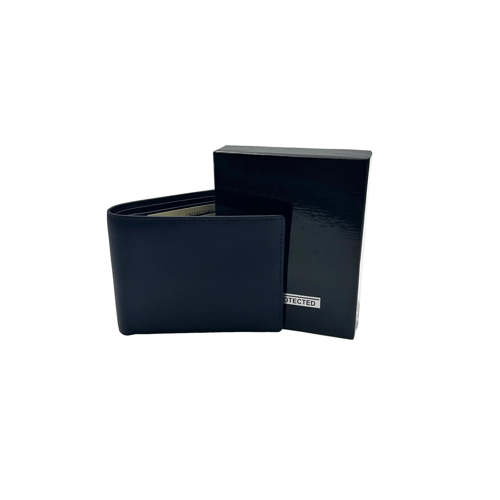 Portafoglio Piccolo Uomo Tutto Carte 596/2 Blu Barbera Biella - Scarpe Fatte a Mano