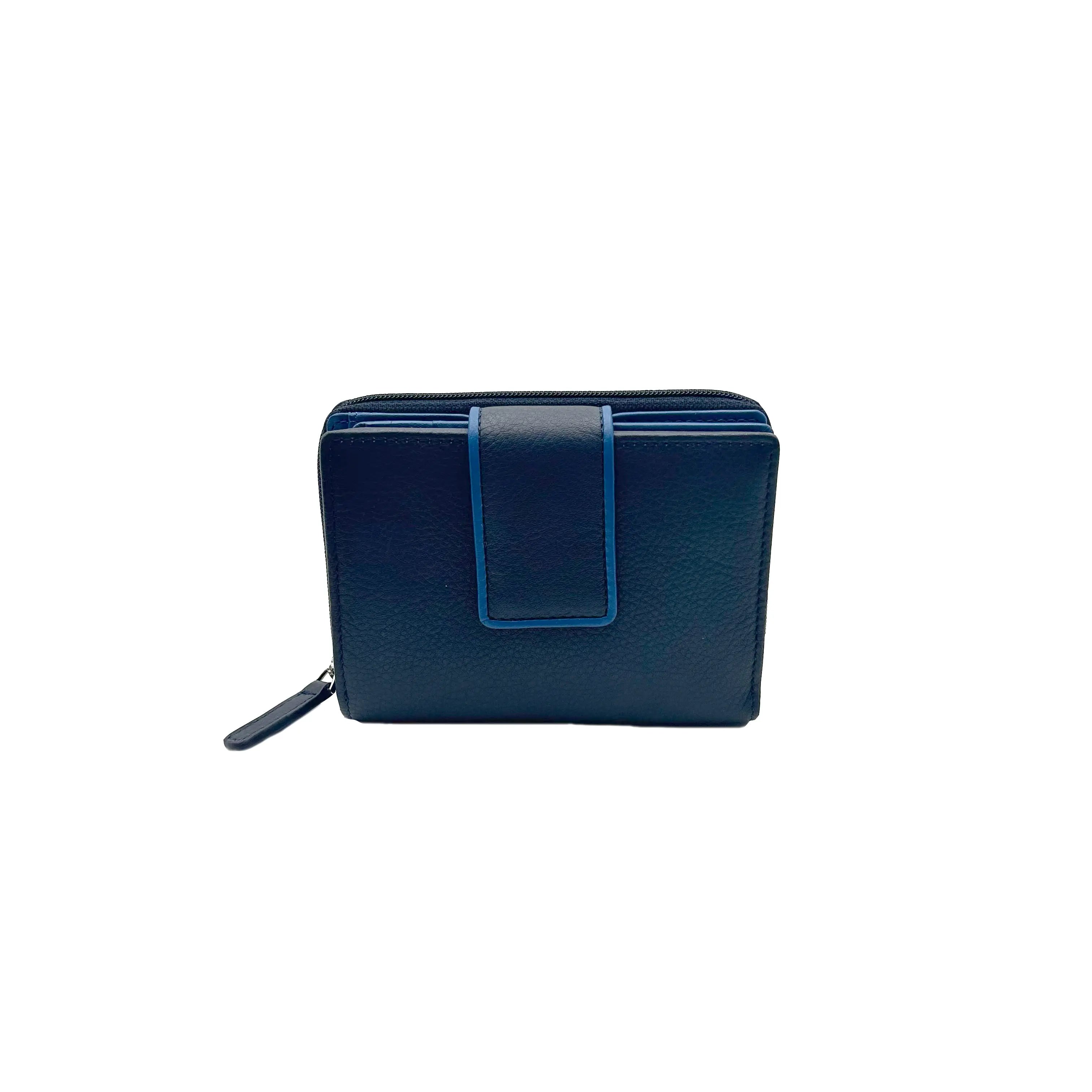 8840 Portafoglio Donna Blu/Royal Barbera Biella - Scarpe Fatte a Mano