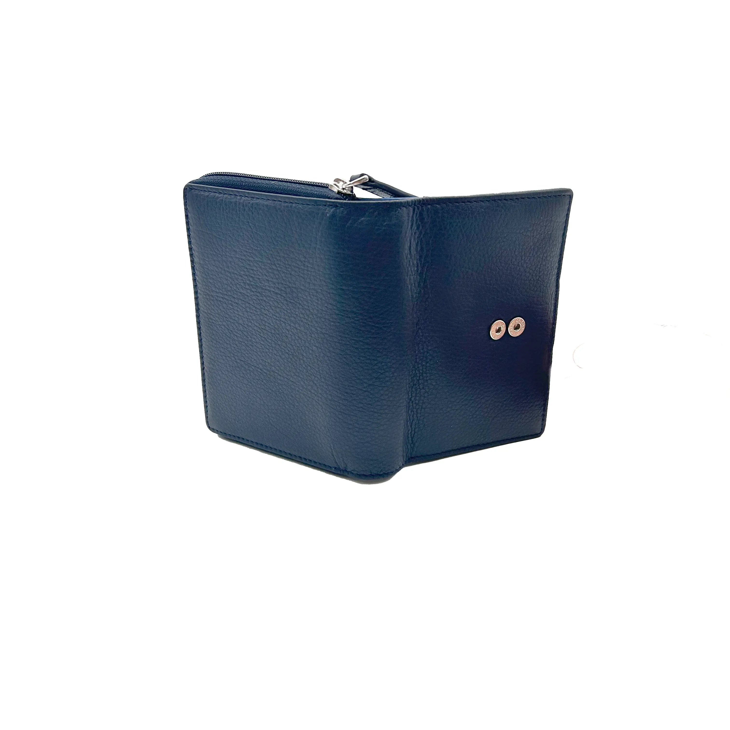 8840 Portafoglio Donna Blu/Royal Barbera Biella - Scarpe Fatte a Mano