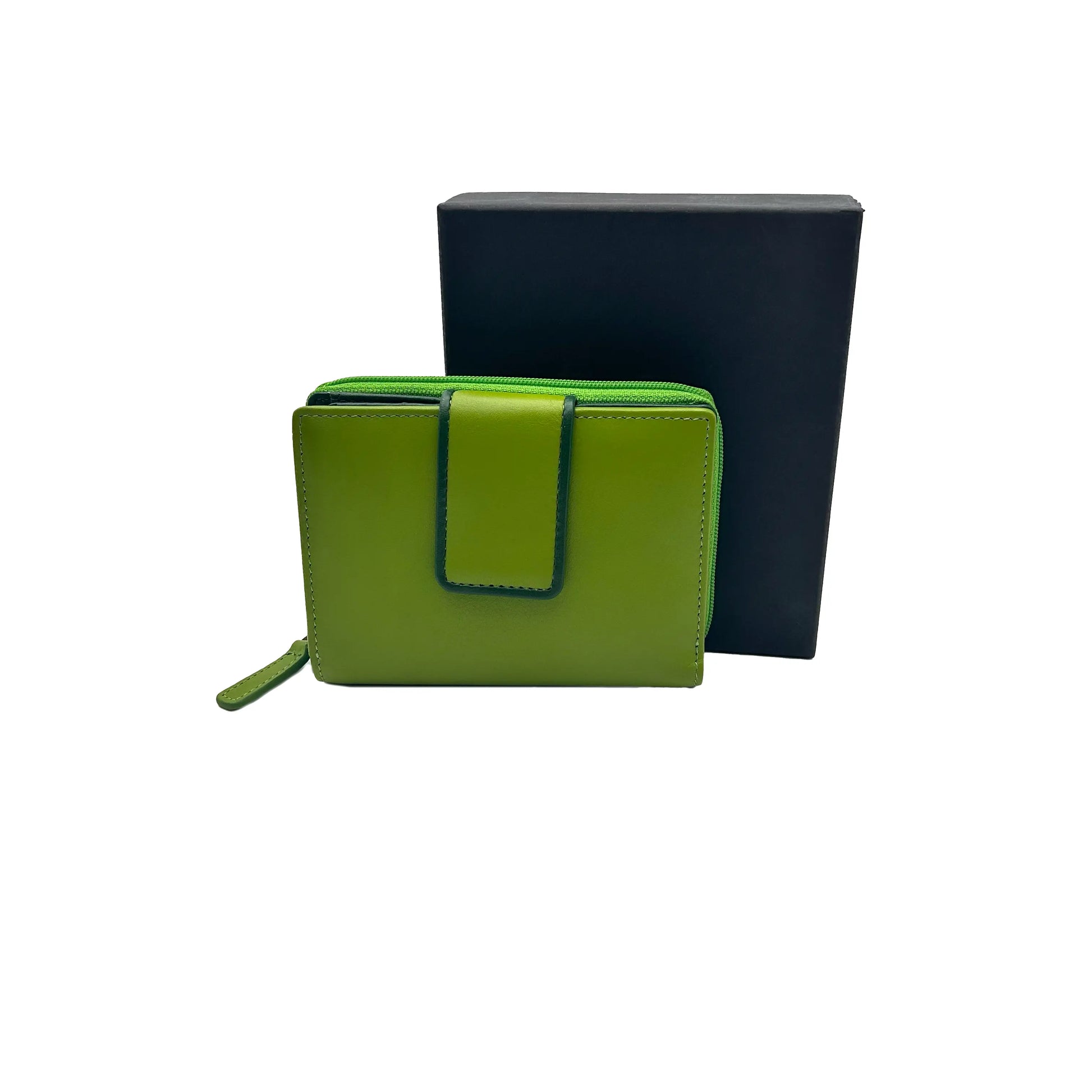8840 Portafoglio Donna Lime/Green Barbera Biella - Scarpe Fatte a Mano