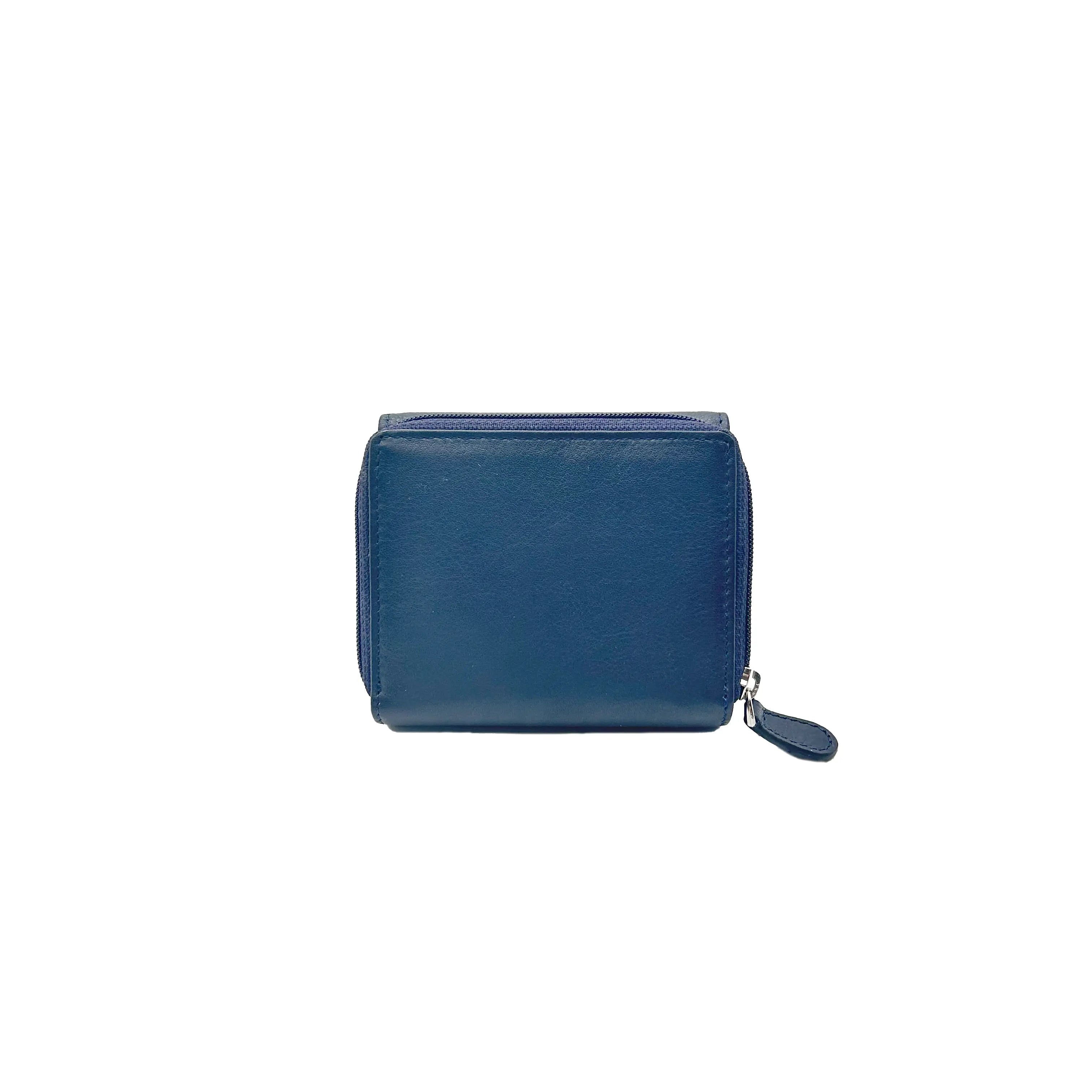 8846 Portafoglio Donna Blu/Royal Barbera Biella - Scarpe Fatte a Mano