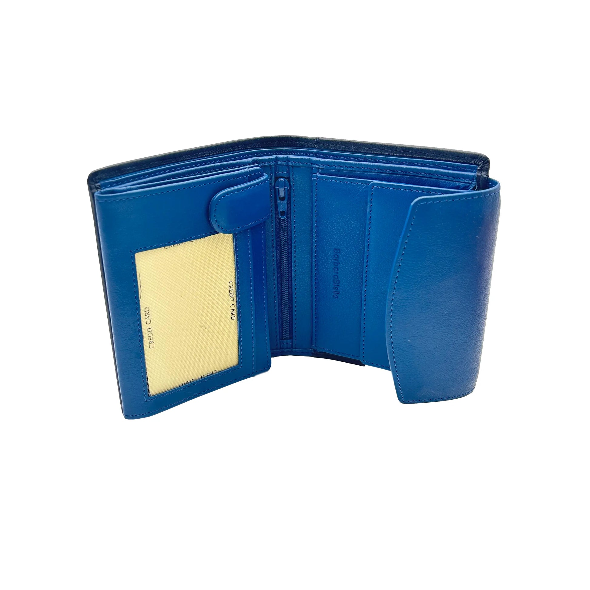 616 Portafoglio Donna Blu/Royal Barbera Biella - Scarpe Fatte a Mano