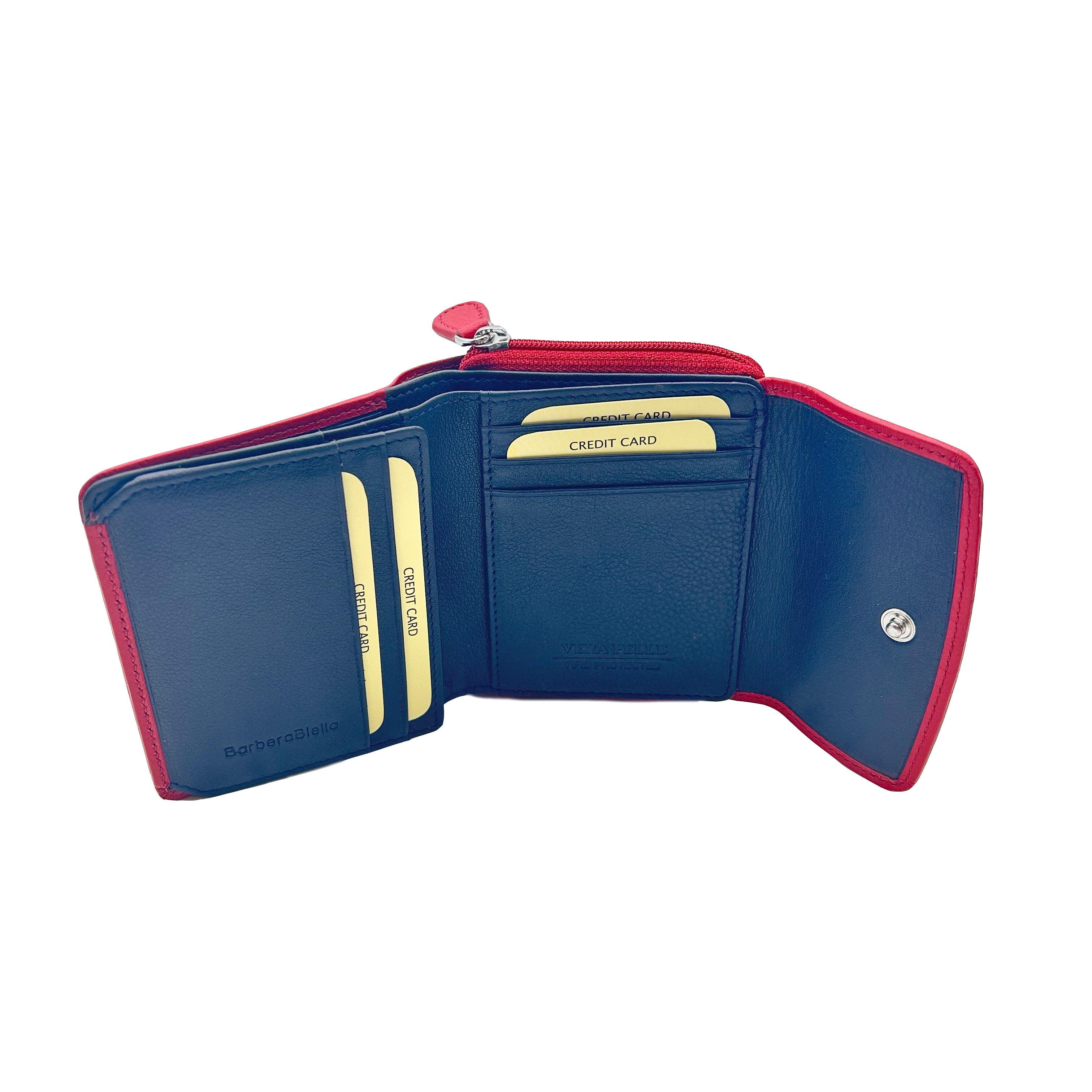 8846 Women's Wallet Red/Blue