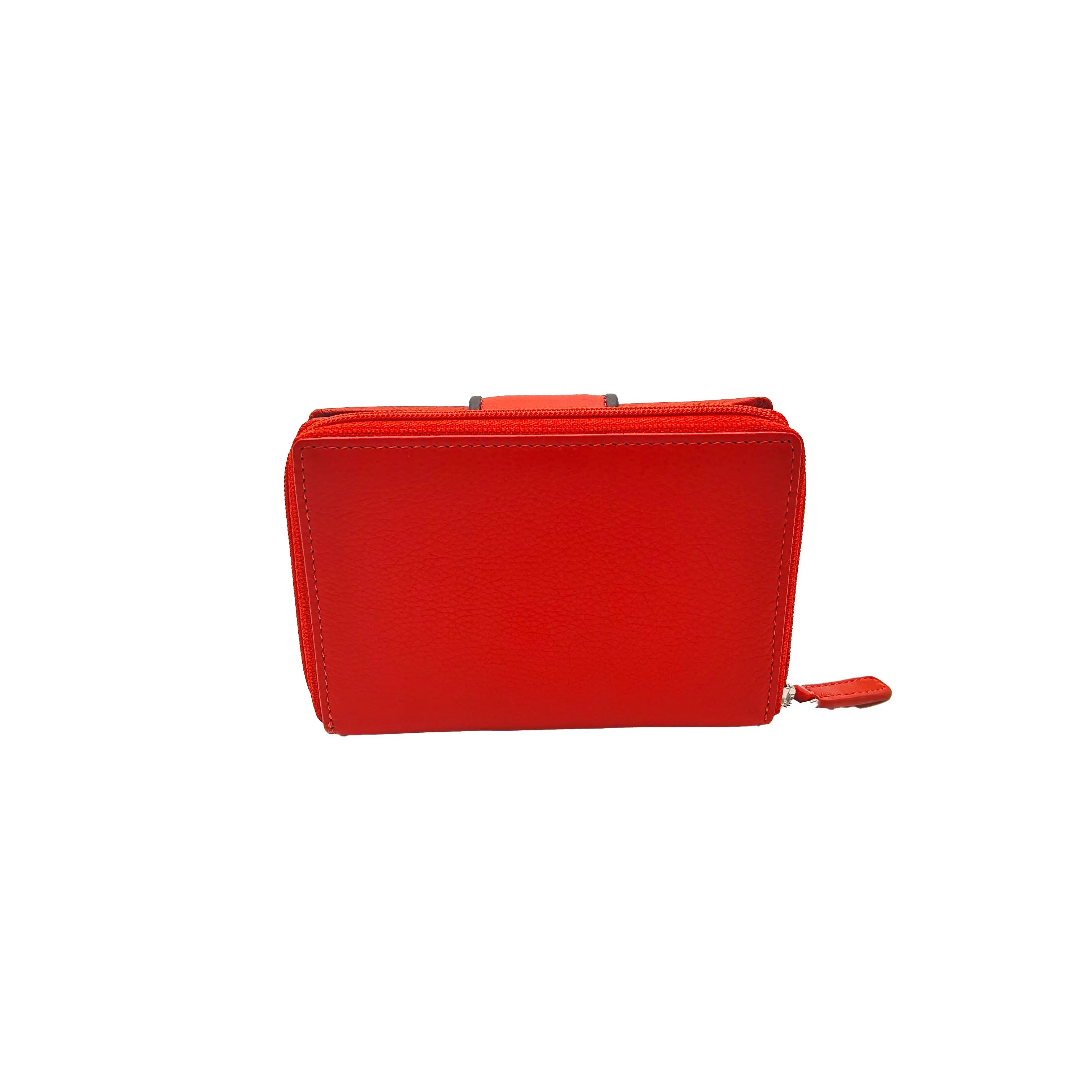 8840 Portafoglio Donna Rosso/Blu Barbera Biella - Scarpe Fatte a Mano