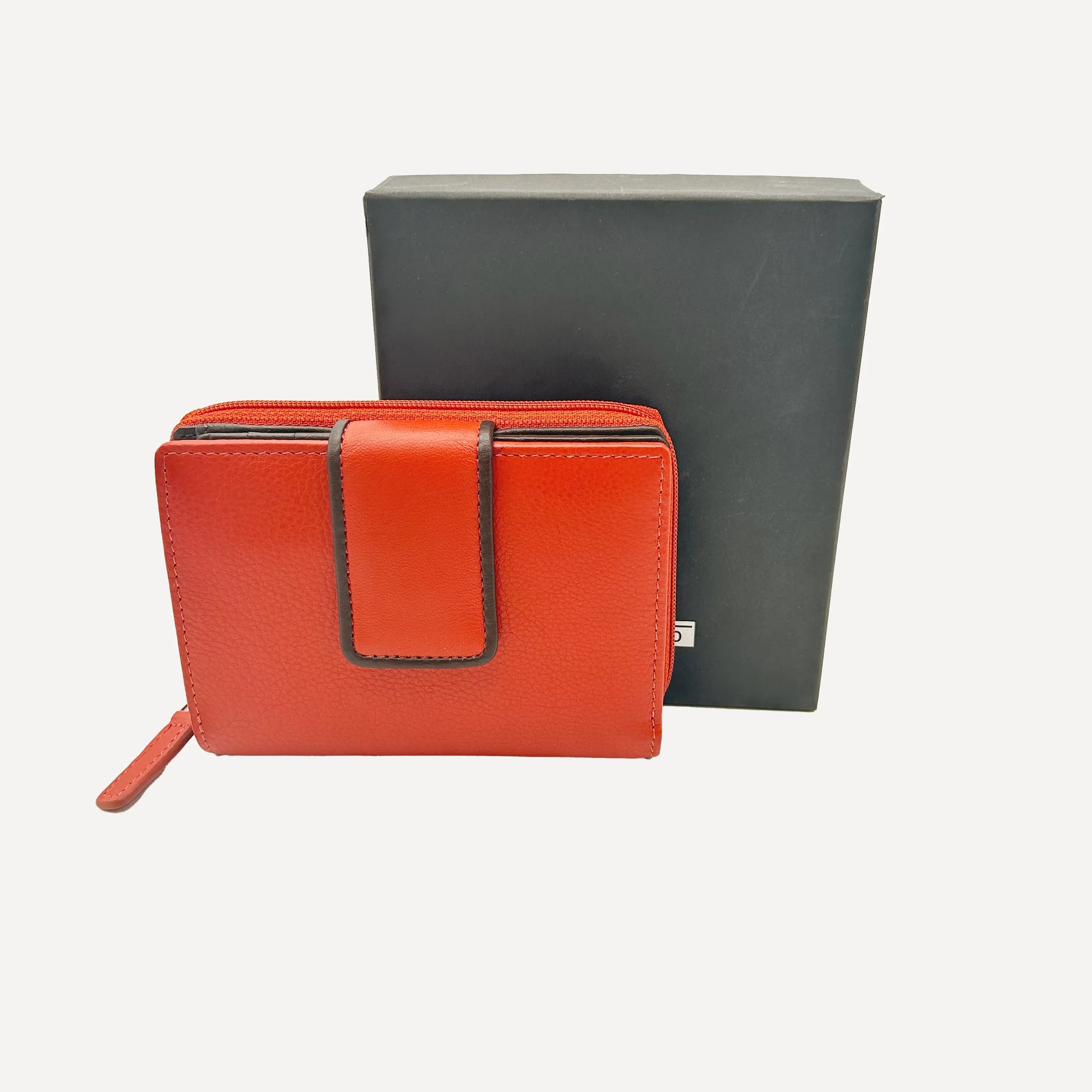 8840 Portafoglio Donna Rosso/Blu Barbera Biella - Scarpe Fatte a Mano