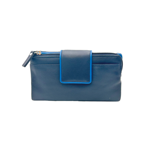 9327 Portafoglio Donna Blu/Reef