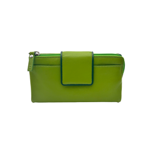 9327 Portafoglio Donna Verde Green Fatto a Mano Barbera Biella Barbera Sandro e Figli s.n.c