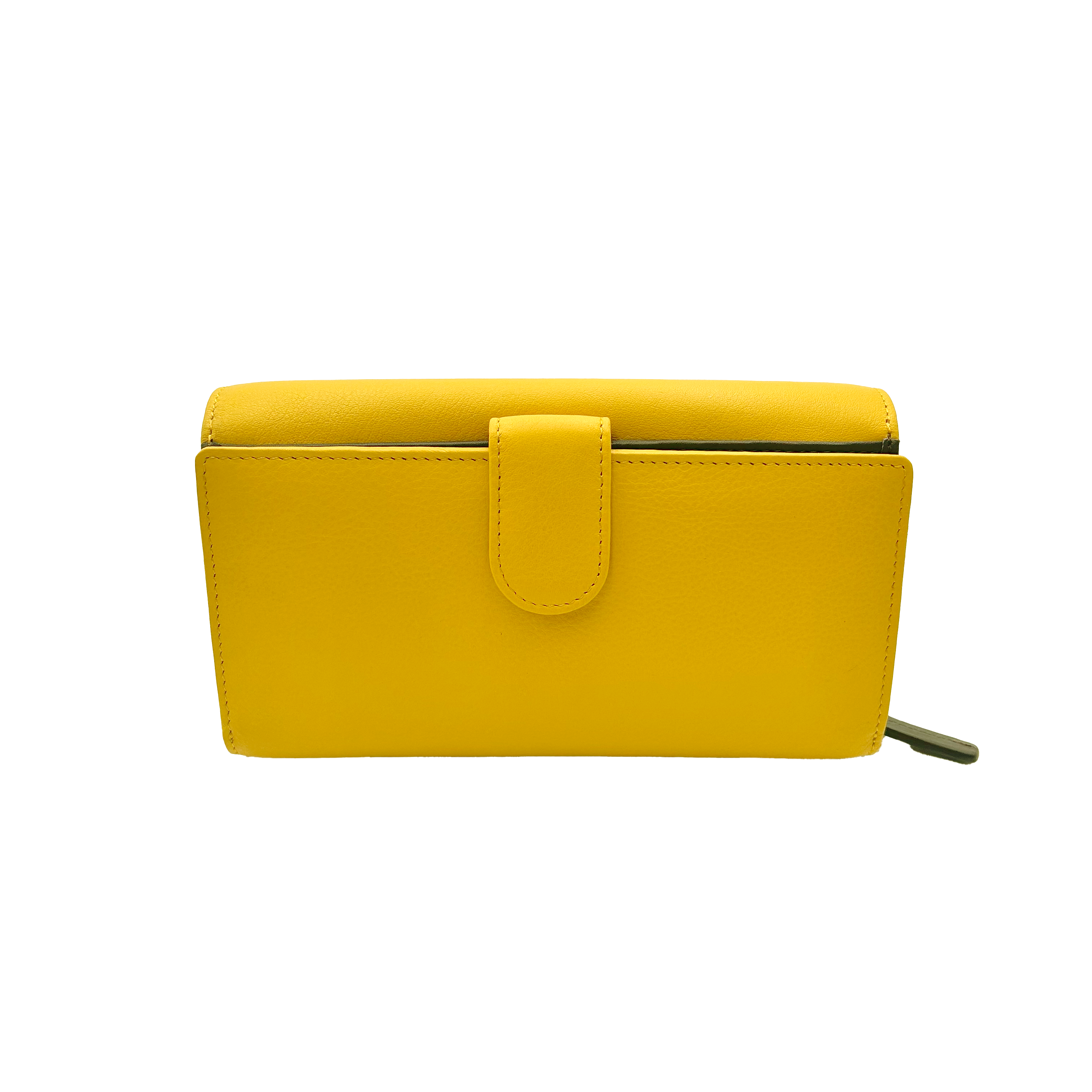 155 Women's Wallet Yellow/Dark Brown