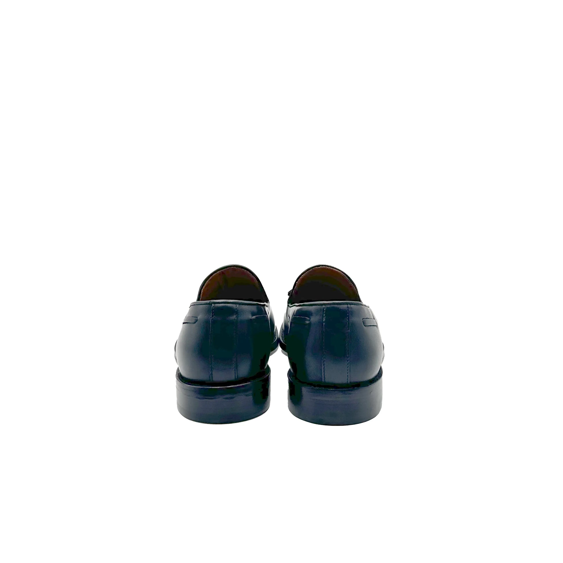 Nappine Lace Loafers 45213 Vitello Nero Barbera Biella - Scarpe Fatte a Mano