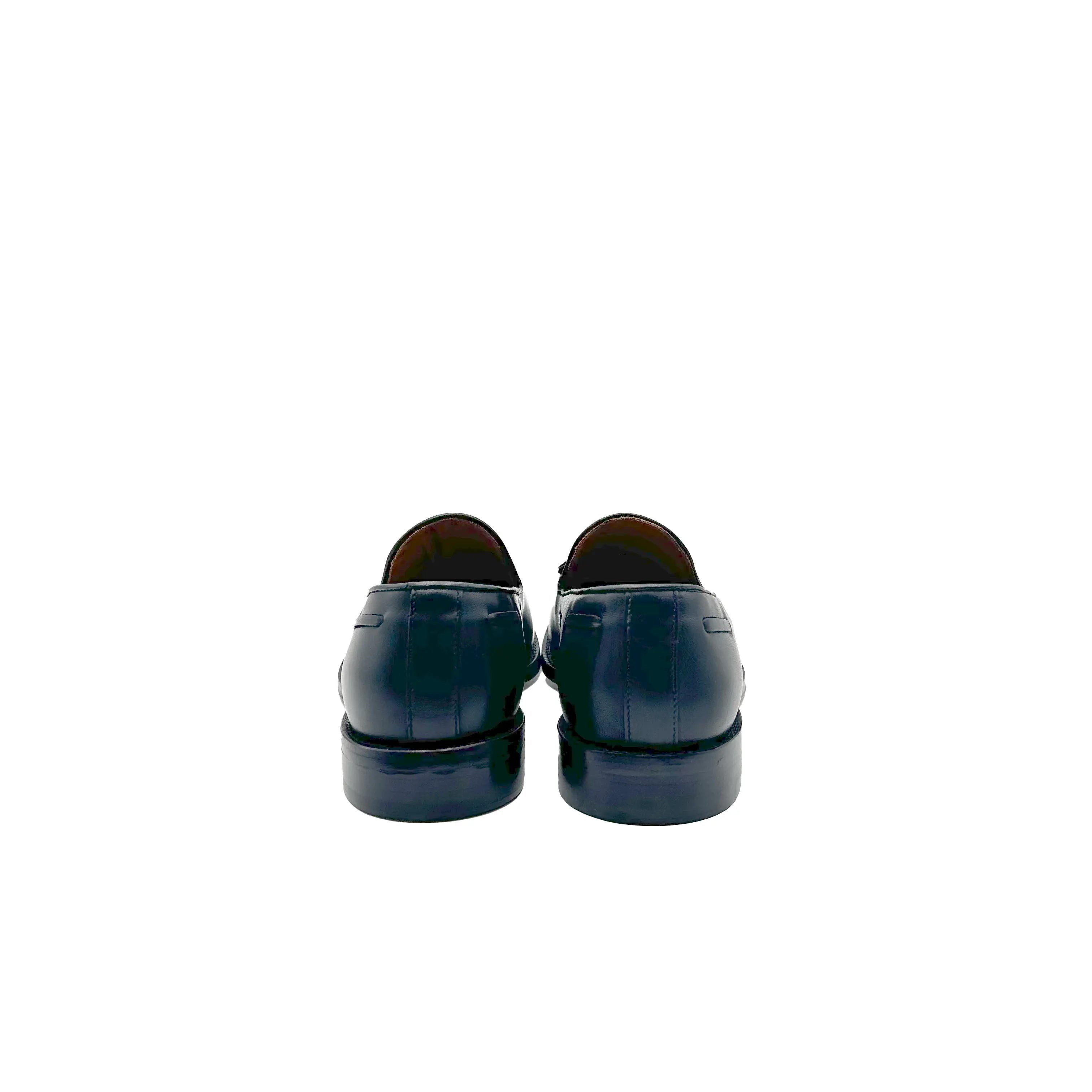 Nappine Lace Loafers 45213 Vitello Nero Barbera Biella - Scarpe Fatte a Mano