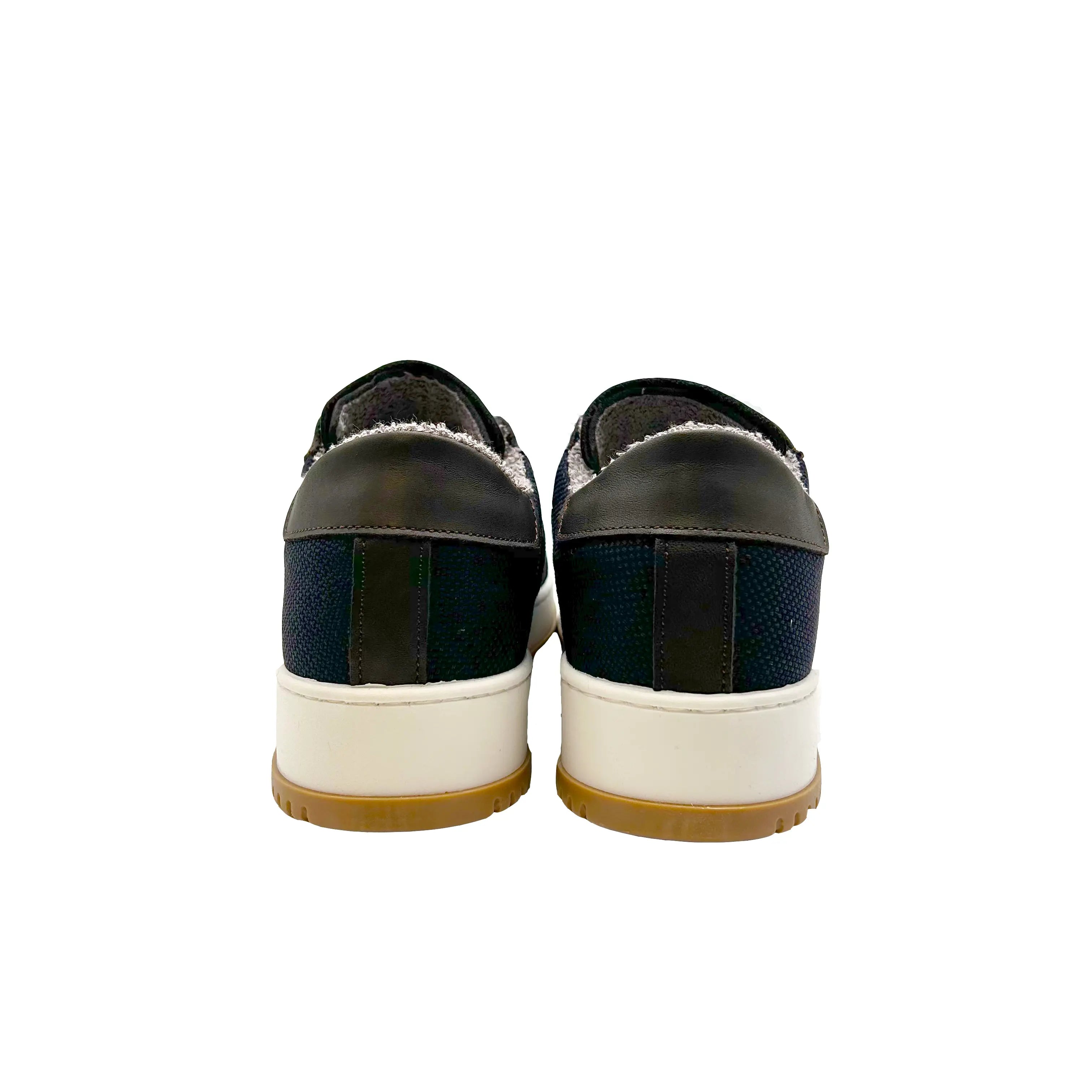 Wooly Jumper BluBrown Barbera Biella - Scarpe Fatte a Mano