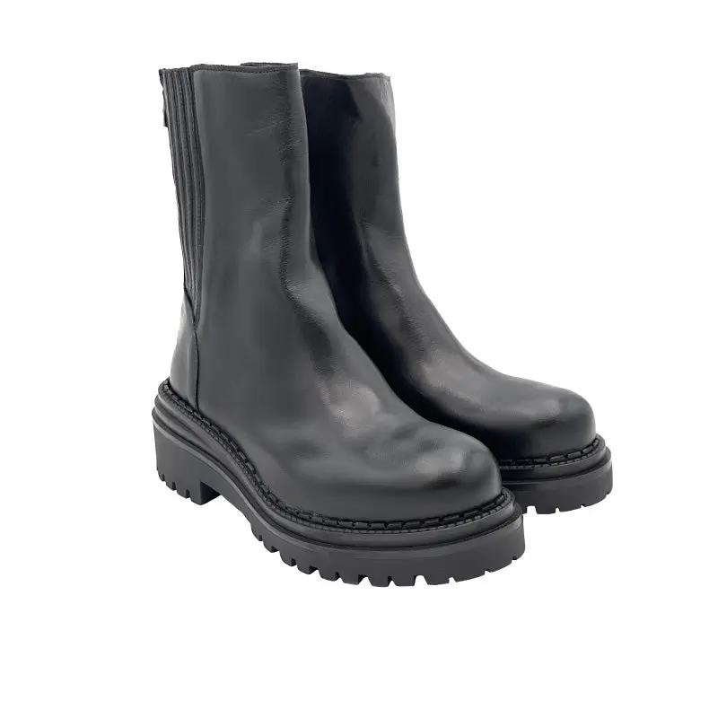 Gaia 60 Nero Barbera Biella - Scarpe Fatte a Mano