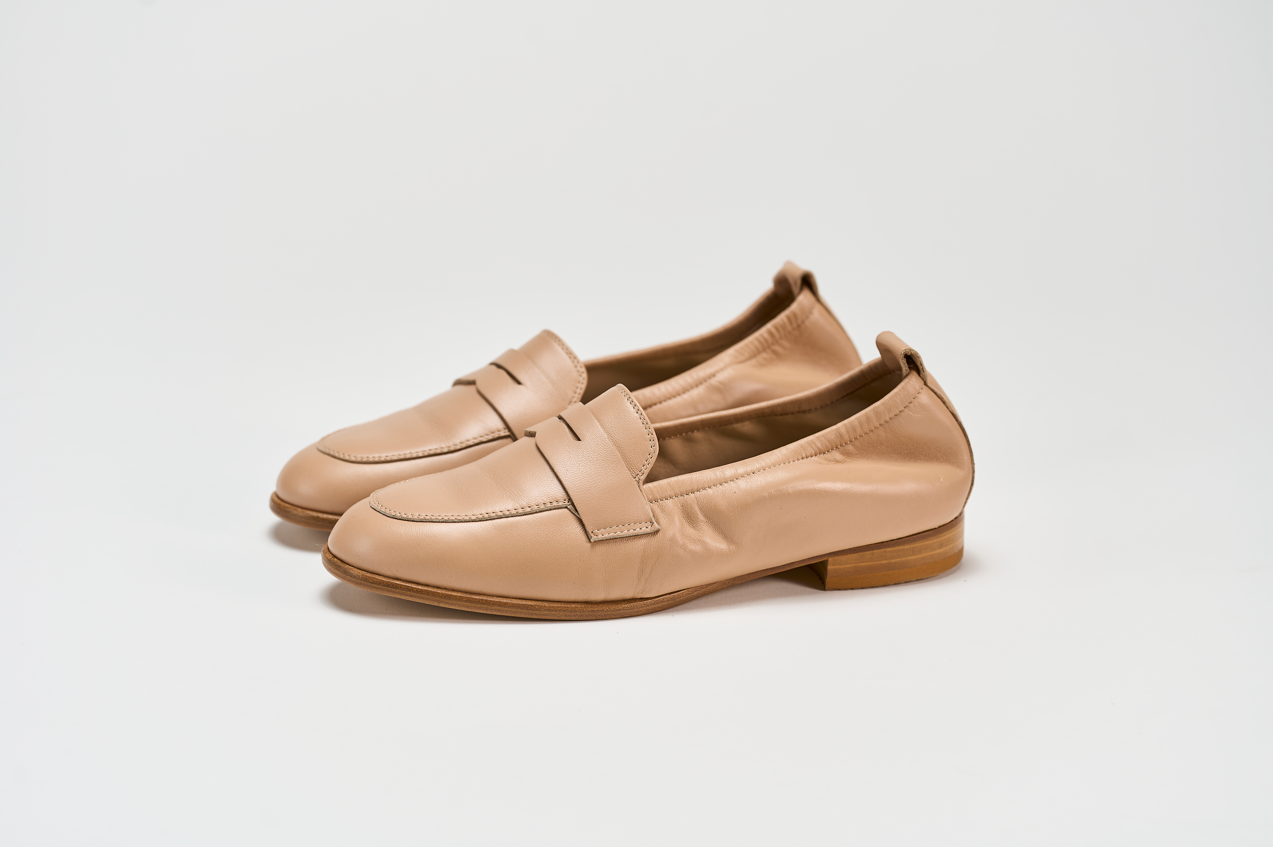Mocassino 03B Camel Barbera Biella - Scarpe Fatte a Mano