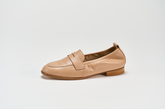 Mocassino 03B Camel Barbera Biella - Scarpe Fatte a Mano