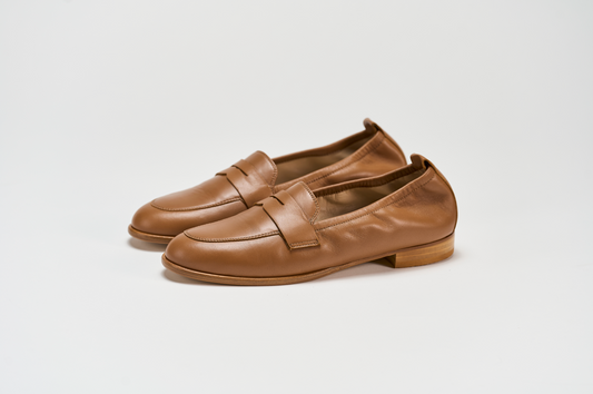 Mocassino 03B Cuoio Barbera Biella - Scarpe Fatte a Mano