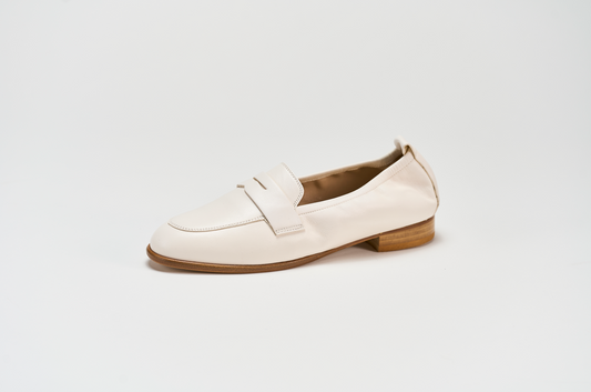 Mocassino 03B Latte Barbera Biella - Scarpe Fatte a Mano