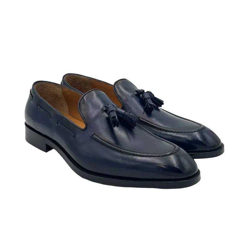 Nappine Lace Loafer 45213 blu - Scarpe Biella | Barbera Sandro e Figli snc