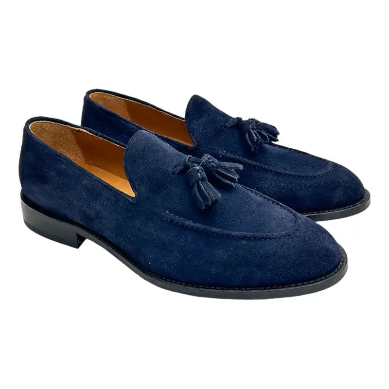 Nappine Lace Loafers 4208 GoRain Blu - Scarpe Biella | Barbera Sandro e Figli snc
