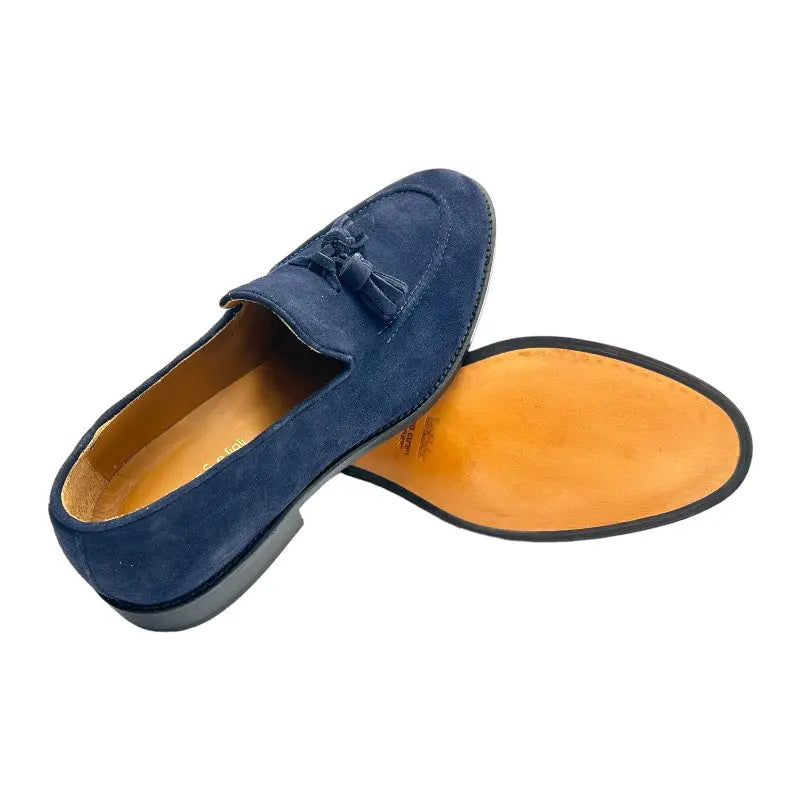 Nappine Lace Loafers 4208 GoRain Blu - Scarpe Biella | Barbera Sandro e Figli snc