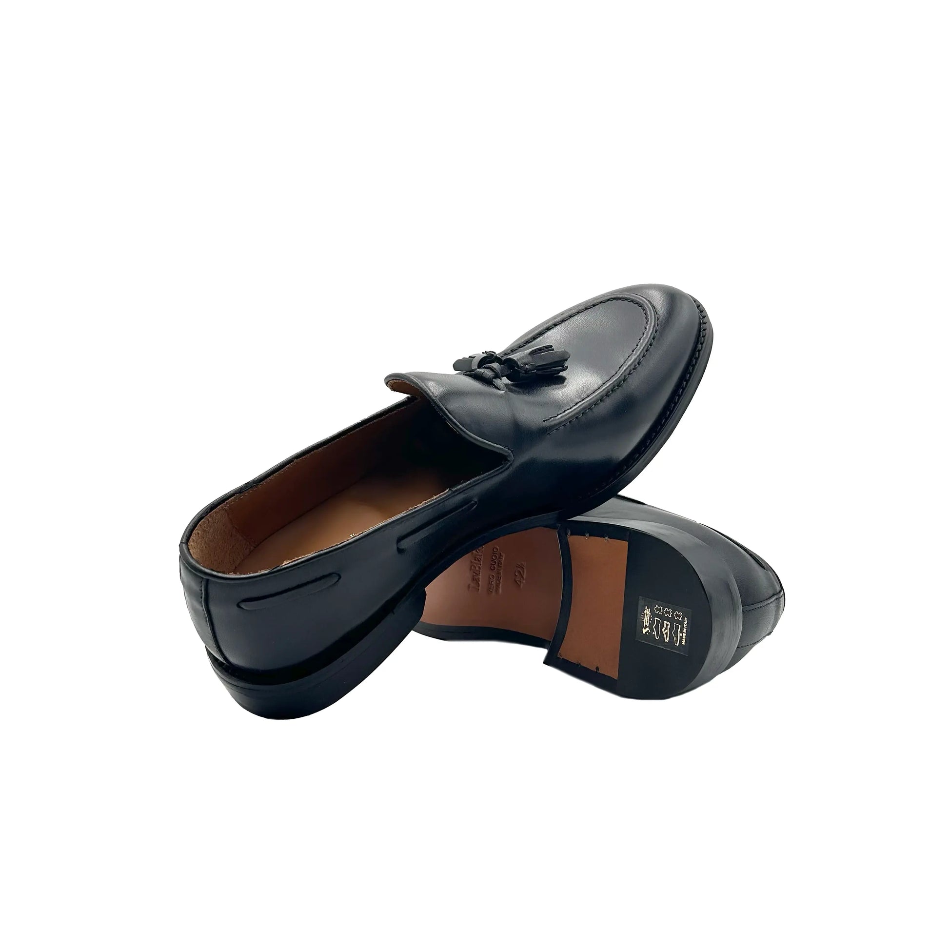 Nappine Lace Loafers 45213 Vitello Nero - Scarpe Biella | Barbera Sandro e Figli snc