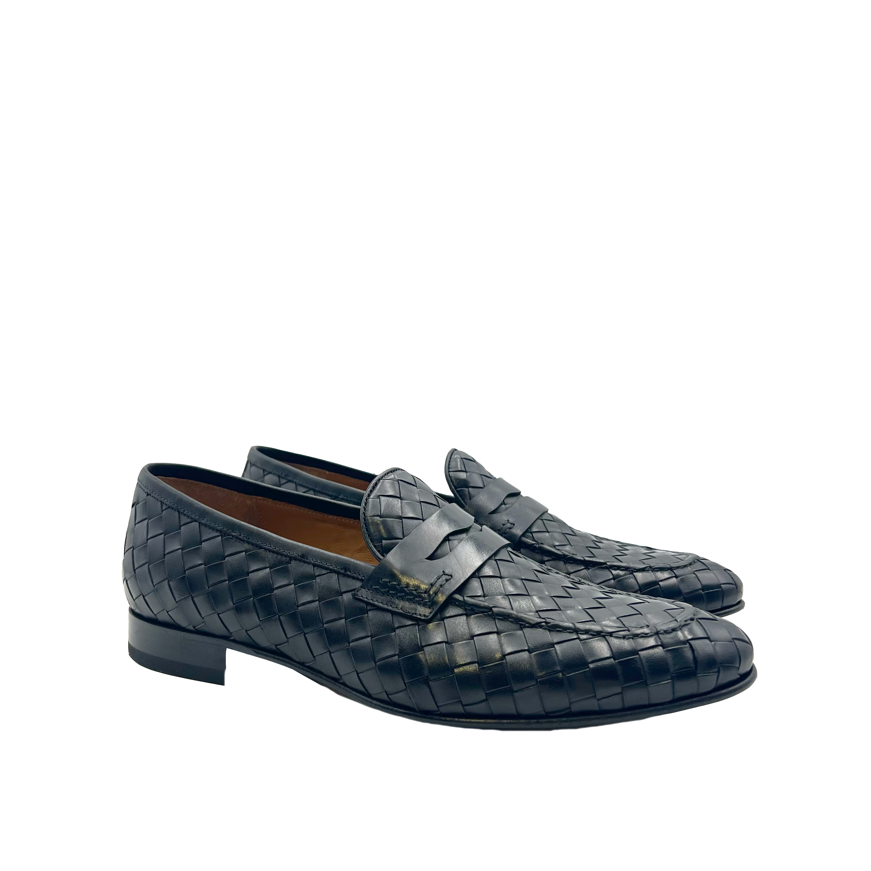 Penny Loafer Intreccio Nero 42204 - Scarpe Biella | Barbera Sandro e Figli snc