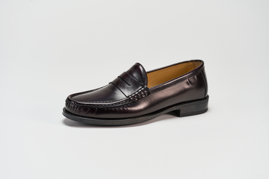 Penny Loafer Brera - Bordeaux Barbera Biella - Scarpe Fatte a Mano