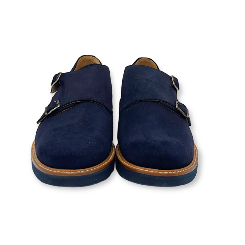 1528 GoRain Blu Barbera Biella - Scarpe Fatte a Mano