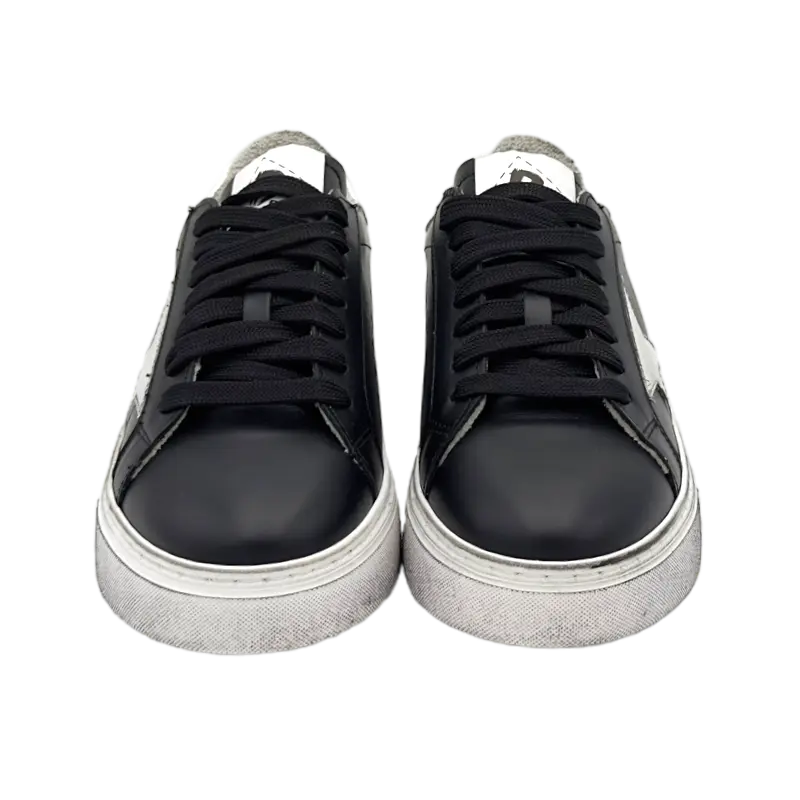 B68 Iconic Black Barbera Biella - Scarpe Fatte a Mano