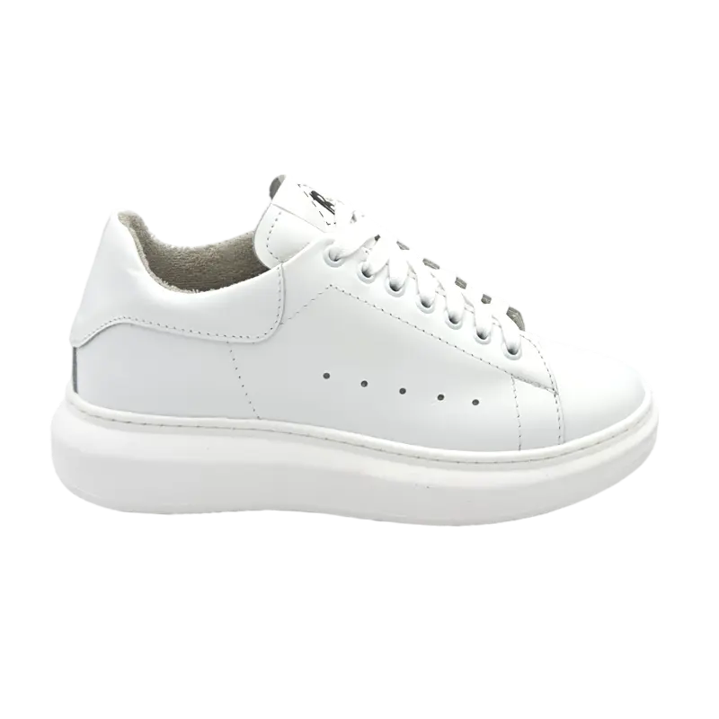 B68 Iconic White Barbera Biella - Scarpe Fatte a Mano