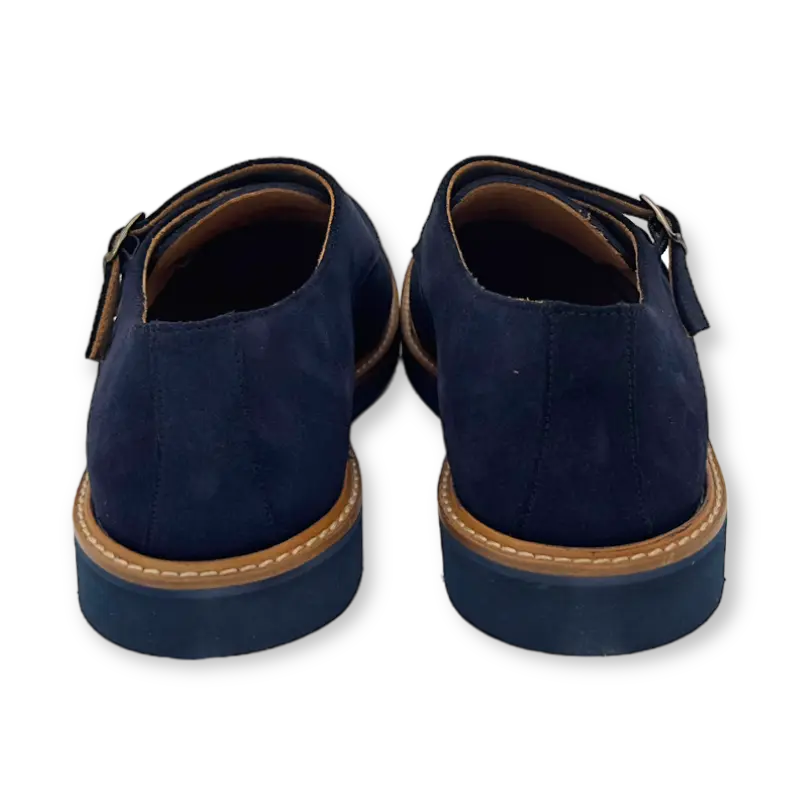 1528 GoRain Blu Barbera Biella - Scarpe Fatte a Mano