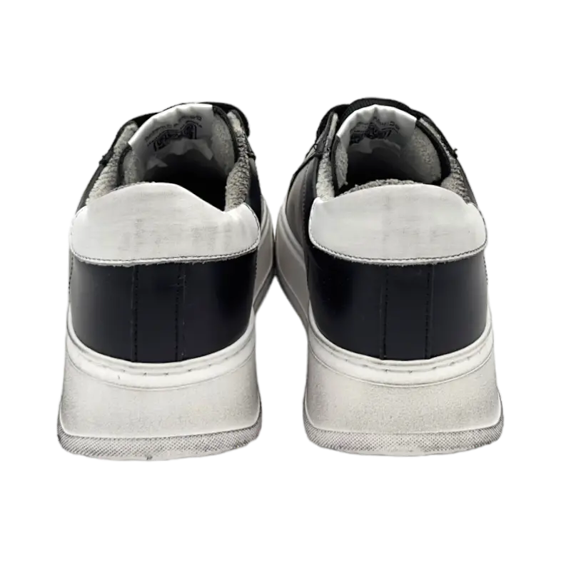 B68 Hollywood Black Barbera Biella - Scarpe Fatte a Mano