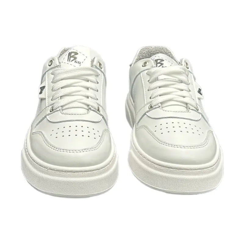 B68 Materia White Barbera Biella - Scarpe Fatte a Mano