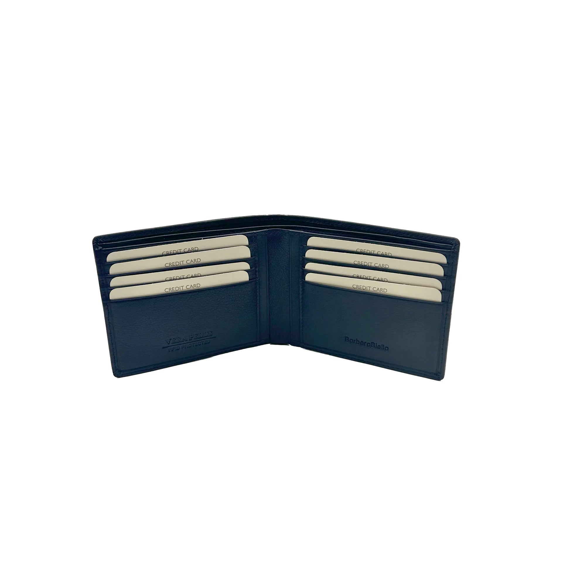 Portafoglio Piccolo Uomo Tutto Carte 596/2 Blu - Scarpe Biella | Barbera Sandro e Figli snc