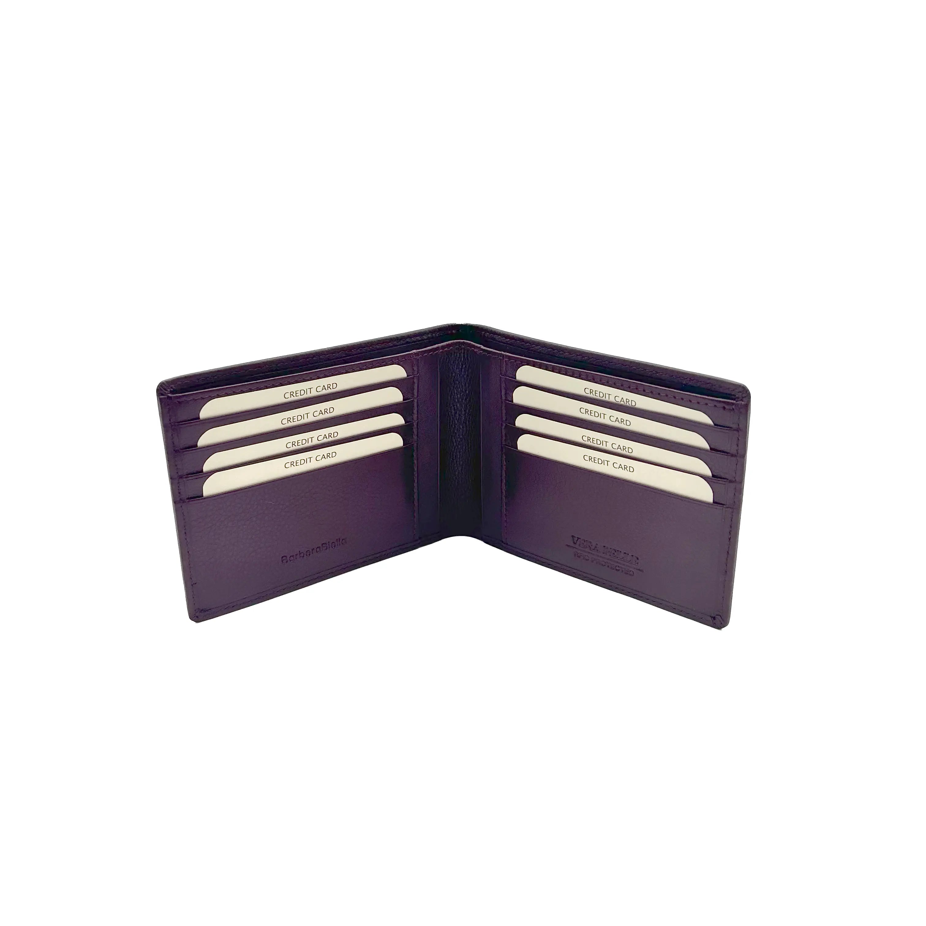 Portafoglio Tutto Carte Misura Classica Bordeaux - Scarpe Biella | Barbera Sandro e Figli snc