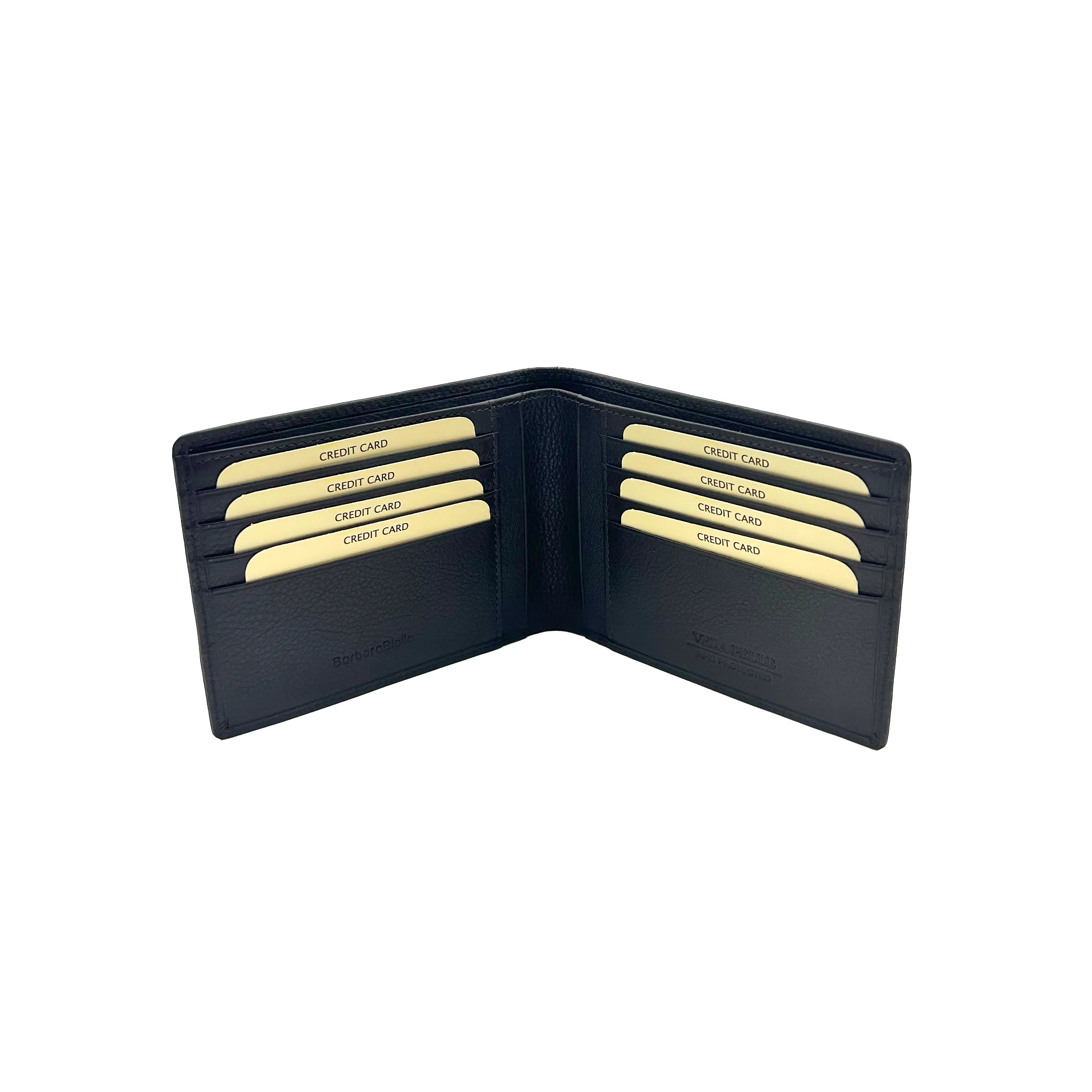 Portafoglio Tutto Carte Misura Classica Nero - Scarpe Biella | Barbera Sandro e Figli snc