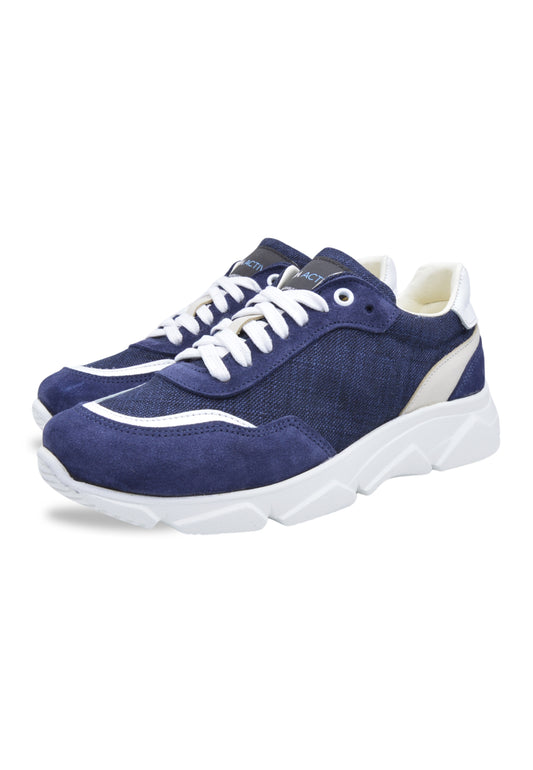 Wooly Runix Lady Blu Barbera Biella - Scarpe Fatte a Mano