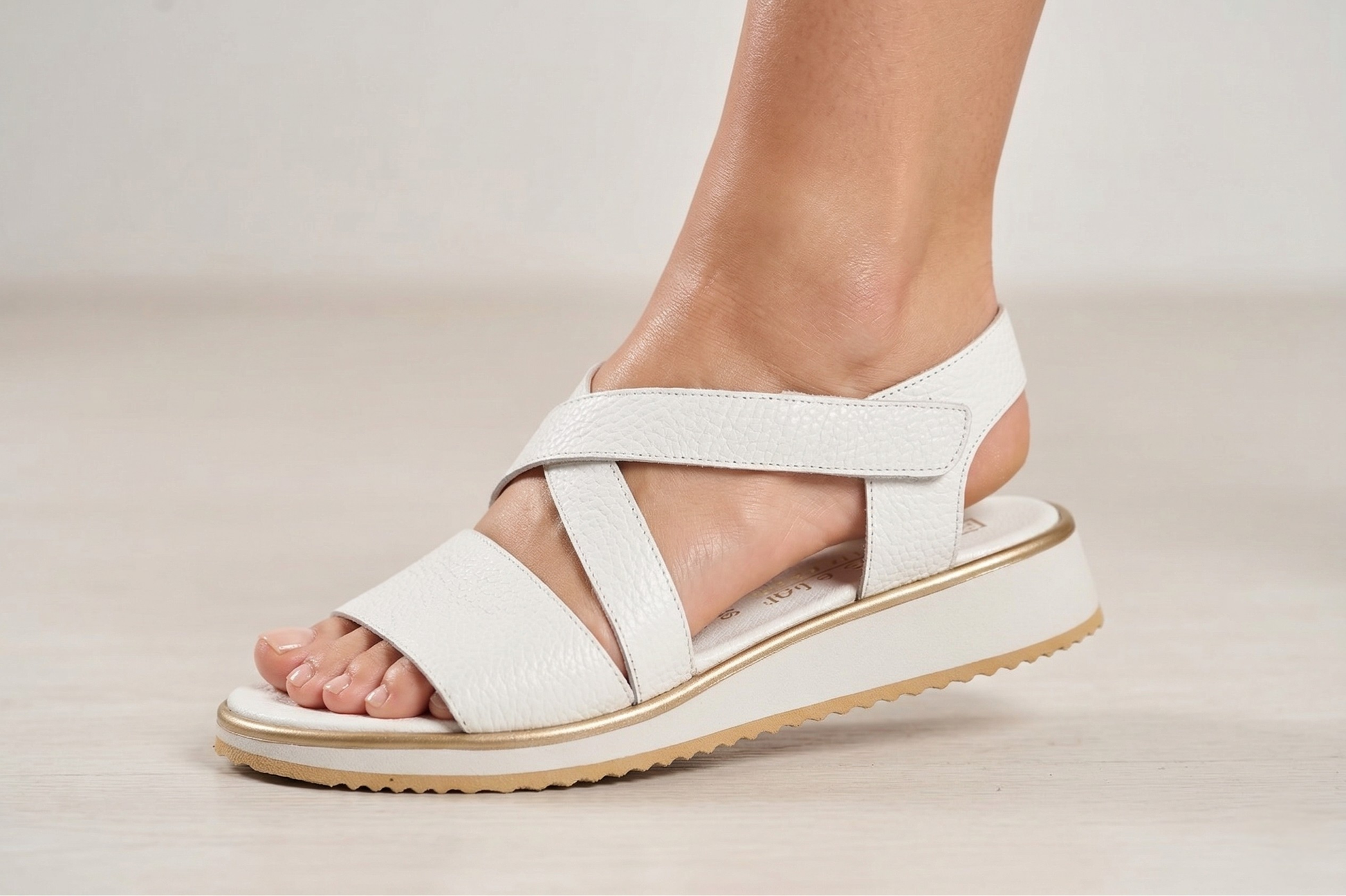 Sandalo 1000 Bottalato Bianco Barbera Biella - Scarpe Fatte a Mano