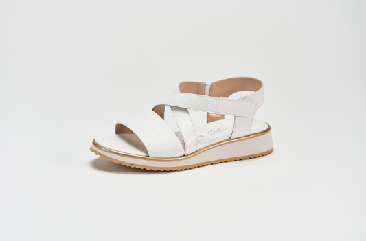 Sandalo 1000 Bottalato Bianco Barbera Biella - Scarpe Fatte a Mano