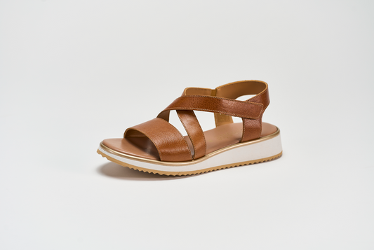 Sandalo 1000 Cuoio Barbera Biella - Scarpe Fatte a Mano