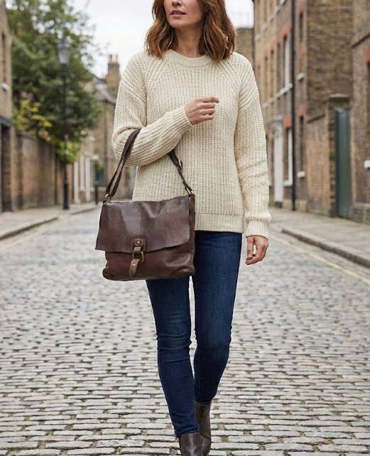 Borsa a spalla in pelle - BAHN35 moro Barbera Biella - Scarpe Fatte a Mano