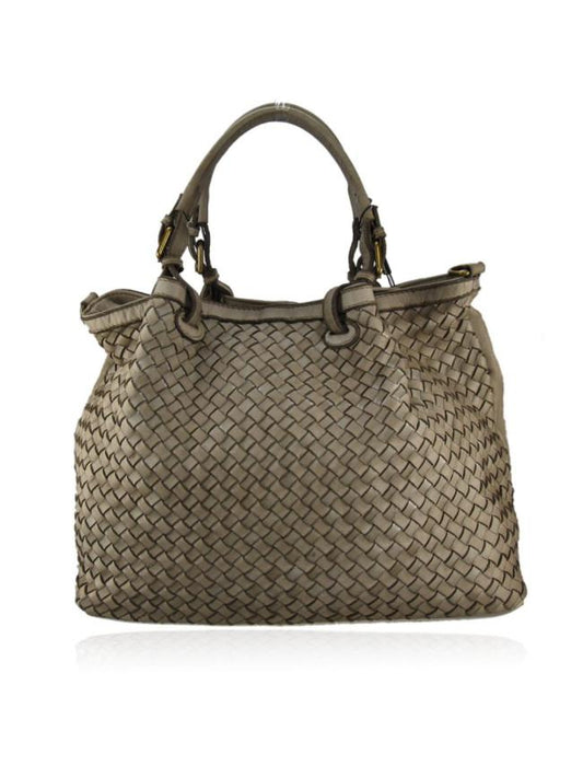 Bazi59 Borsa intrecciata Verdone