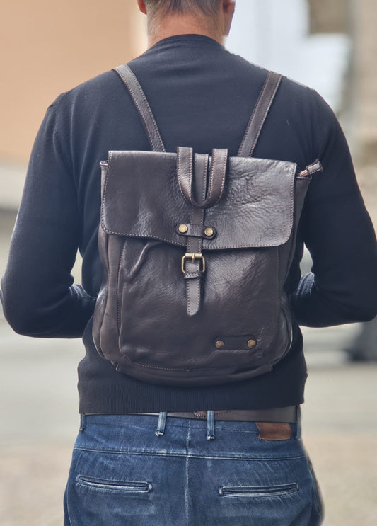 Zainetto 2035 moro Barbera Biella - Scarpe Fatte a Mano