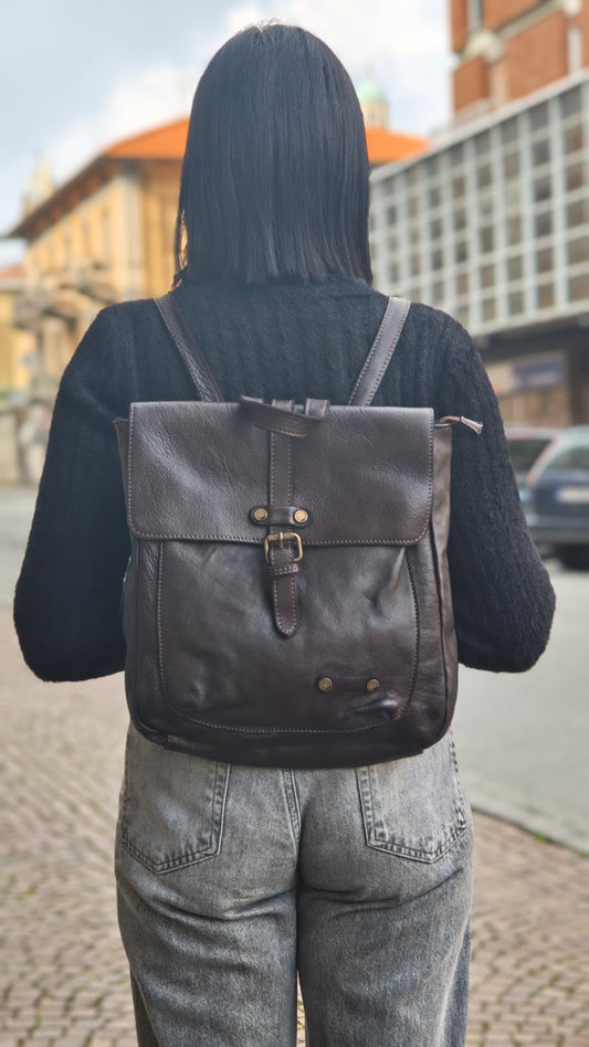 Zainetto 2035 moro Barbera Biella - Scarpe Fatte a Mano