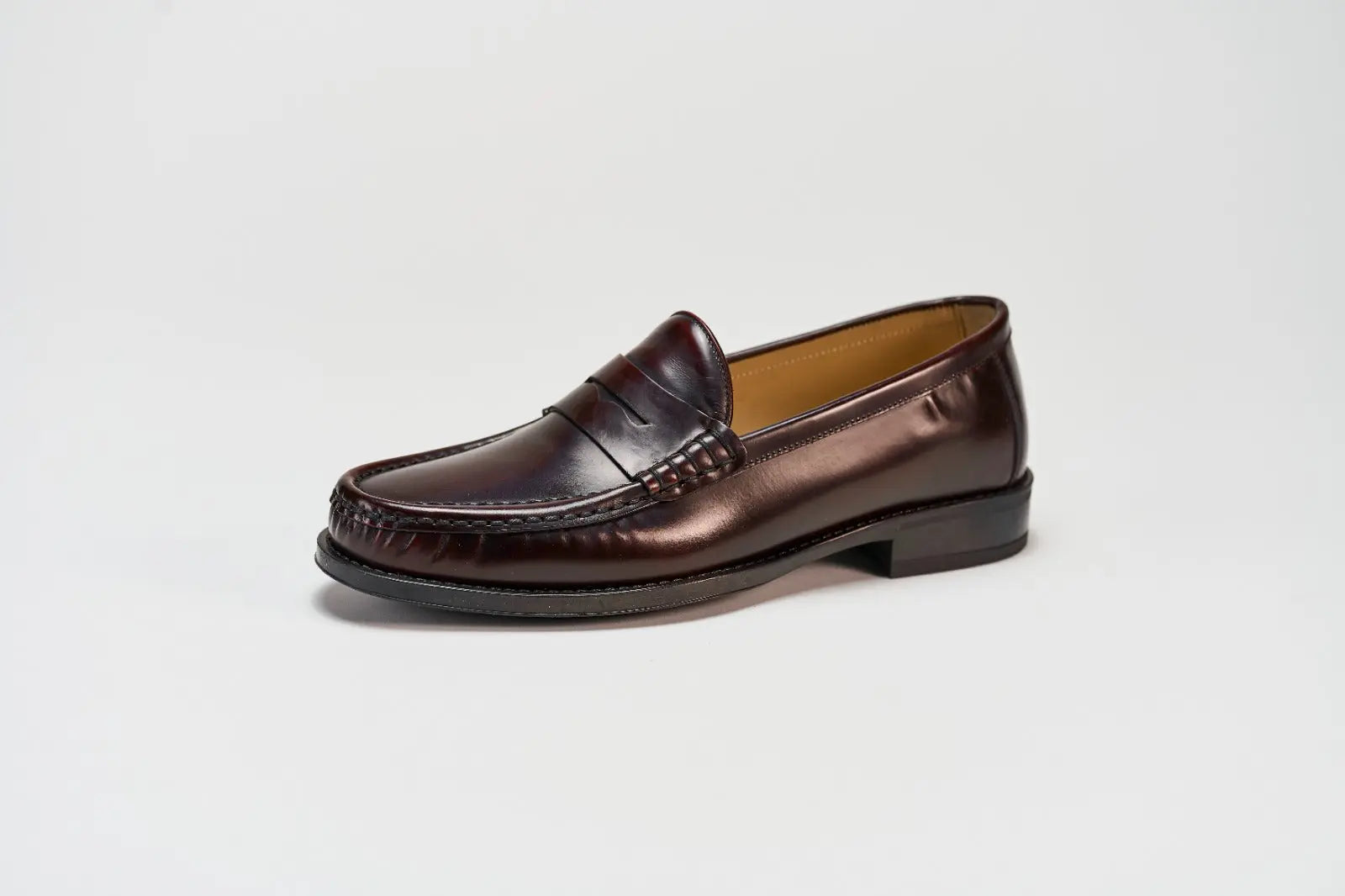 Penny Loafer Brera - Bordeaux Barbera Biella - Scarpe Fatte a Mano