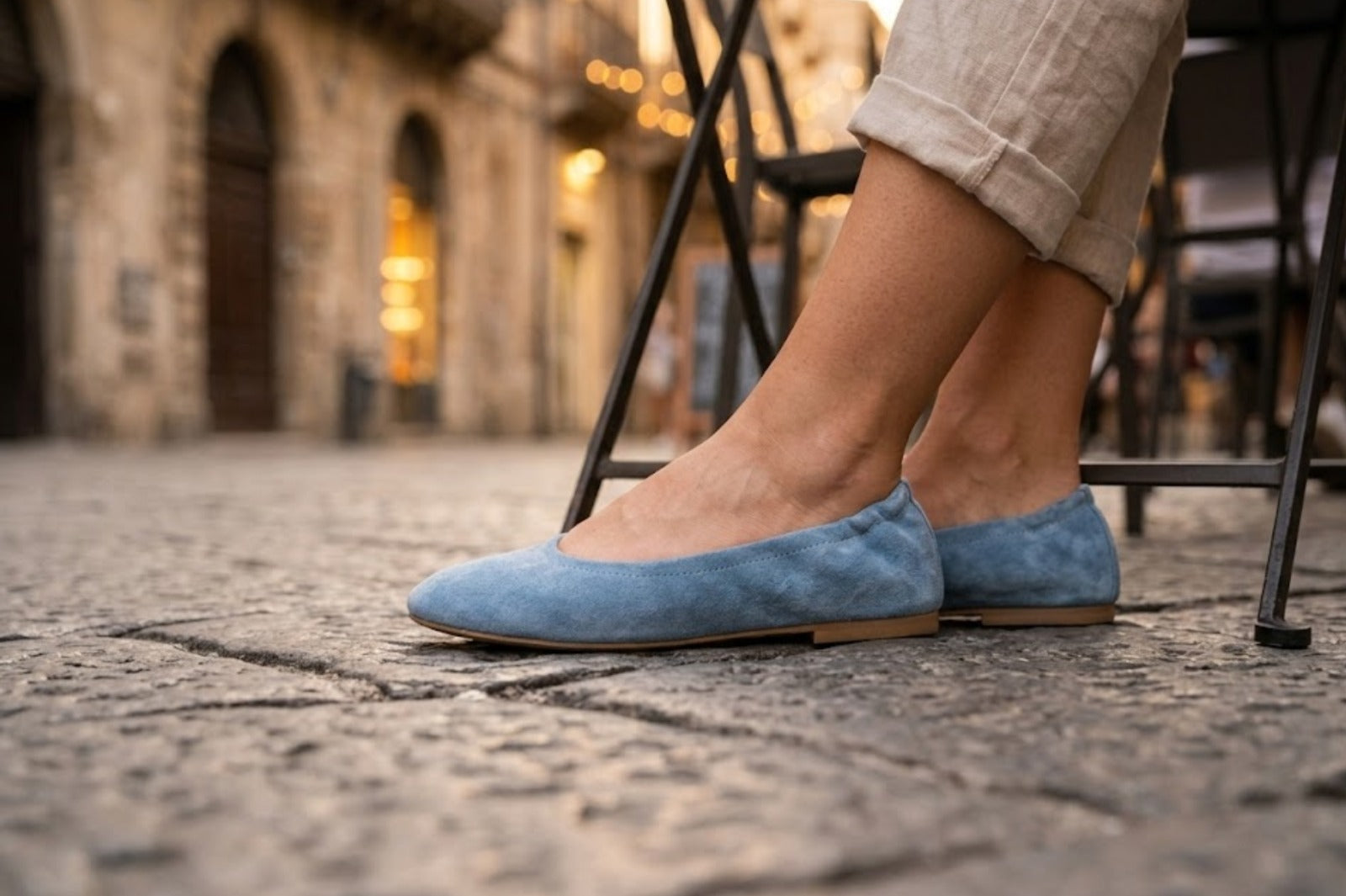 Ambra 10 Jeans Barbera Biella - Scarpe Fatte a Mano