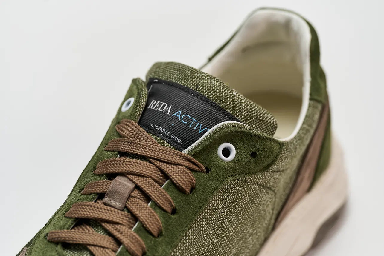 Wooly Runix Green Barbera Biella - Scarpe Fatte a Mano