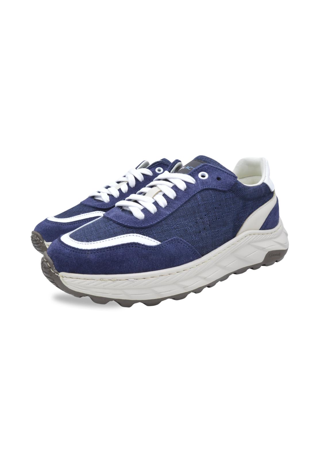 Wooly Runix blu Barbera Biella - Scarpe Fatte a Mano
