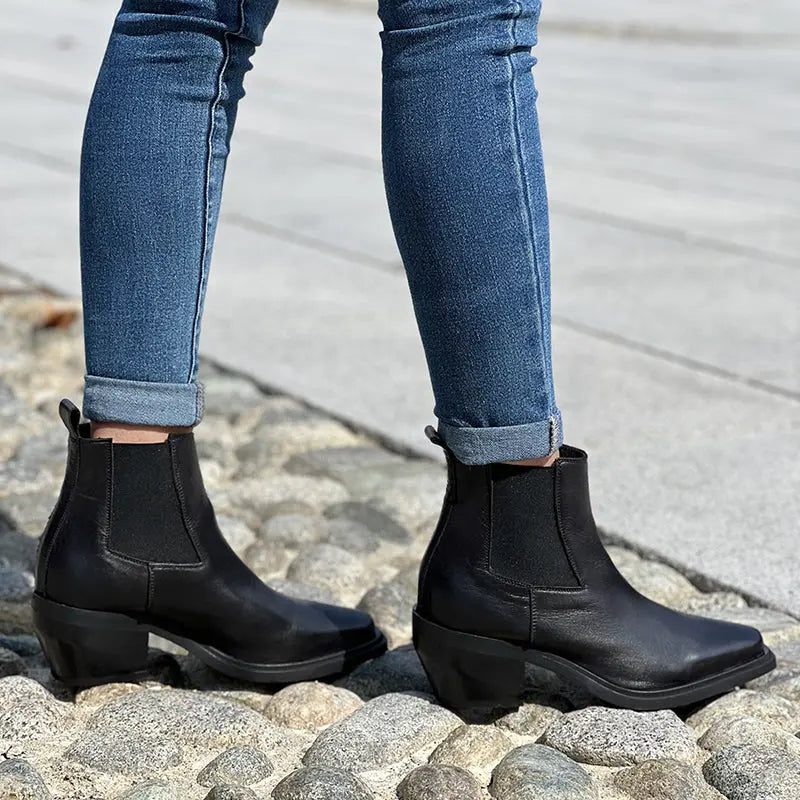 Miriam 1 Nero Barbera Biella - Scarpe Fatte a Mano